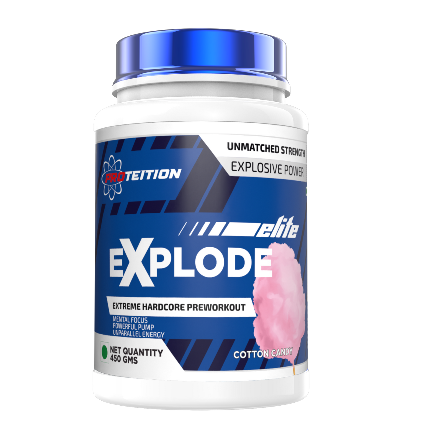 Explode  Pre Workout  (Cotton Candy, 450g)
