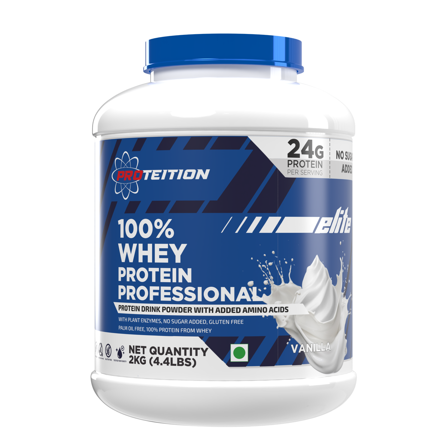 Proteition Elite 100% Whey Protein Professional with FREE SHAKER