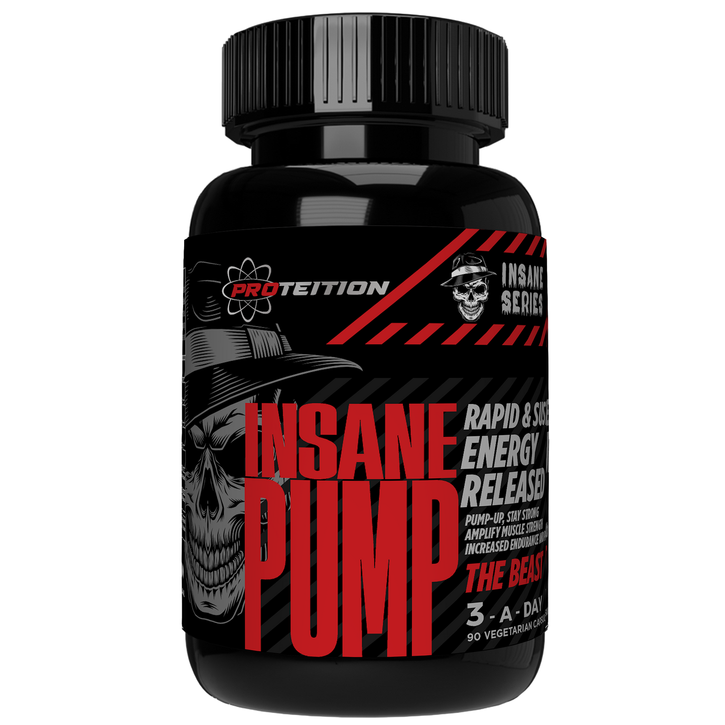 Insane Pump – Pre Workout Pump & Energy Booster | 90 Veg Capsules