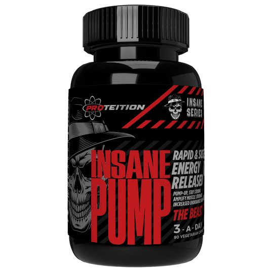 Insane Pump – Pre Workout Pump & Energy Booster | 90 Veg Capsules
