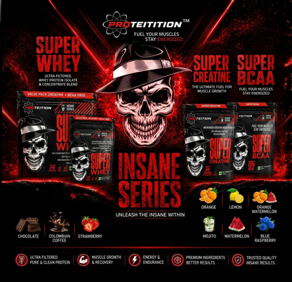 Super Whey | Premium Whey Protein with FREE Creatine & FREE BCAA